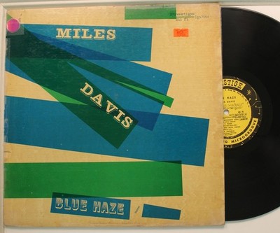 Miles Davis (Mingus Blakey Roach John Lewis) First Pressing Lp Blue Haze On Pres