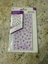 Crafter's Companion Gemini Embossing Folder - POLKA DOT HEARTS