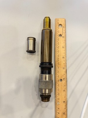 Antique Brass Microscope Tube Assembly Seperate Eye piece Parts 