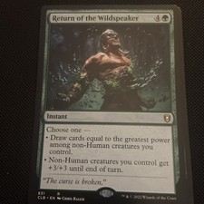 Return of the Wildspeaker Commander: Modern Horizons 3 Regular READ DESCRIPTION