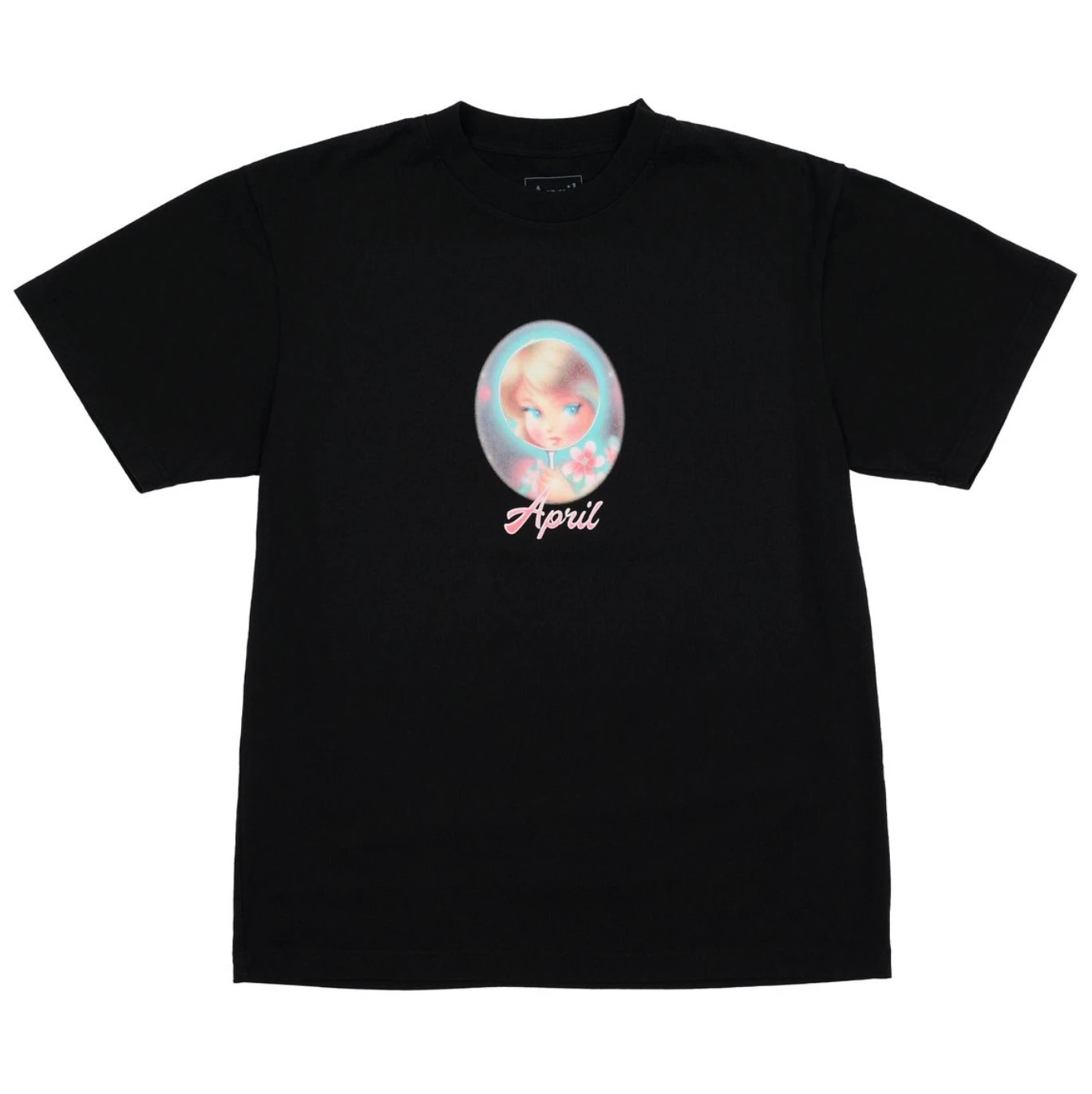 Brand New Mens April Vanity T-shirt Black