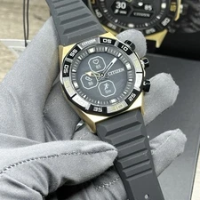 NEW✅CLOSEOUT✅ Citizen CZ Hybrid Silicone Analog And Digital Smartwatch JX200903E