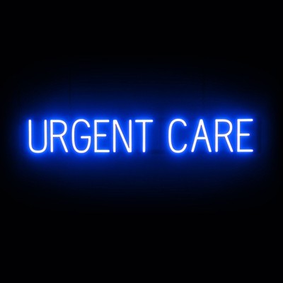 SpellBrite URGENT CARE Sign | Neon Sign Look, LED Light | 40.8'' x 6.3''