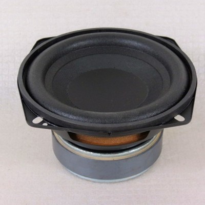 1PCS 4.5'' inch 4Ohm 40W Audio Subwoofer Speaker Woofer Loudspeaker Bass Horn #F1