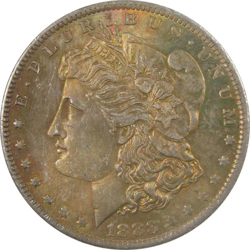 1883 O Morgan Silver Dollar Uncirculated Mint State Toned SKU:I24885