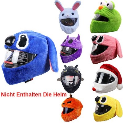 Fun Helmet Cover Helmüberzug Motorradhelm Lustige Und Auffällige Helmabdeckung--
