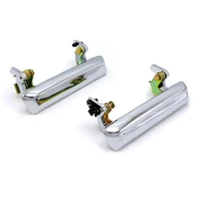 Pair Chrome Outer Door Handle For Nissan Datsun 620 Pickup Truck 1972 - 1979