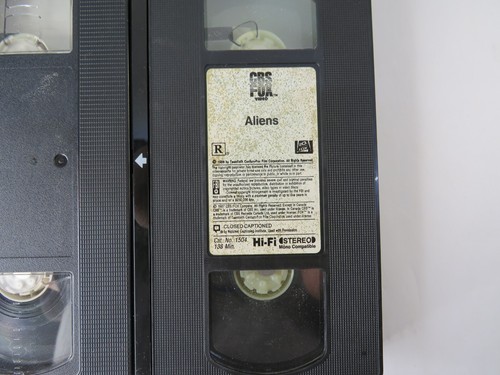 Vintage VHS Bundle Alien, Aliens, 007 For Your Eyes Only & Majesty's Secret Serv - Picture 9 of 10