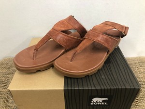 sorel flip flops