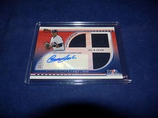 2010 Topps USA Baseball Christian Lopes Autograph & Jersey Card 117/219