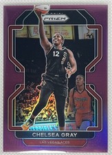 2022 Panini Prizm WNBA Chelsea Gray #53 Purple Prizm /99 Las Vegas Aces