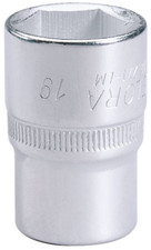 Image of Draper 19MM HEXAGON SOCKET 1/2DRIVE 15308 1/2" Sq. Dr. Metric Hexagon Sockets