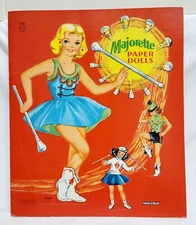 Vintage Paper Doll Uncut Original Majorette 2760 Saalfield Pub Co