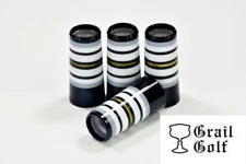 GRAIL GOLF HYPER-PREM IRON FERRULES .355 1.2".550OD BLACK, GOLD, GREY RINGS LOT