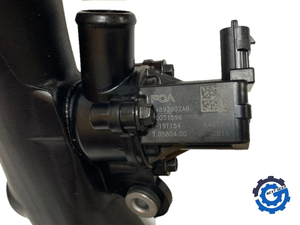 Новый оригинальный производитель MOPAR воздуховод зарядного воздушного охладителя 2018-2023 Jeep Cherokee Wrangler 05281953AA - Изображение 3 из 4