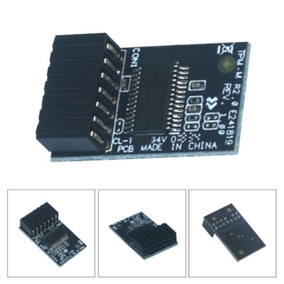 TPM R2.0 14-1 Pin TPM Module 15x25mm Hardware Security Chip for