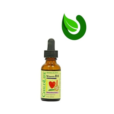 ChildLife Essentials Vitamin D3 Beerengeschmack, Glasflasche, 30 ml
