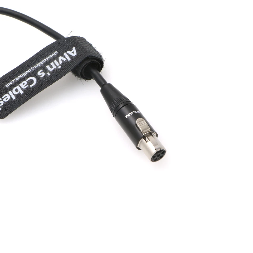 Ta5f to Mini XLR 5 Pin Female Audio Cable for Zaxcom Nova Mixer to Lectroso UHF  - Image 3 of 4