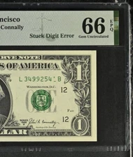 PMG66 STUCK DIGIT ERROR MAKING A MISMATCHED SERIAL NUMBER 2547B
