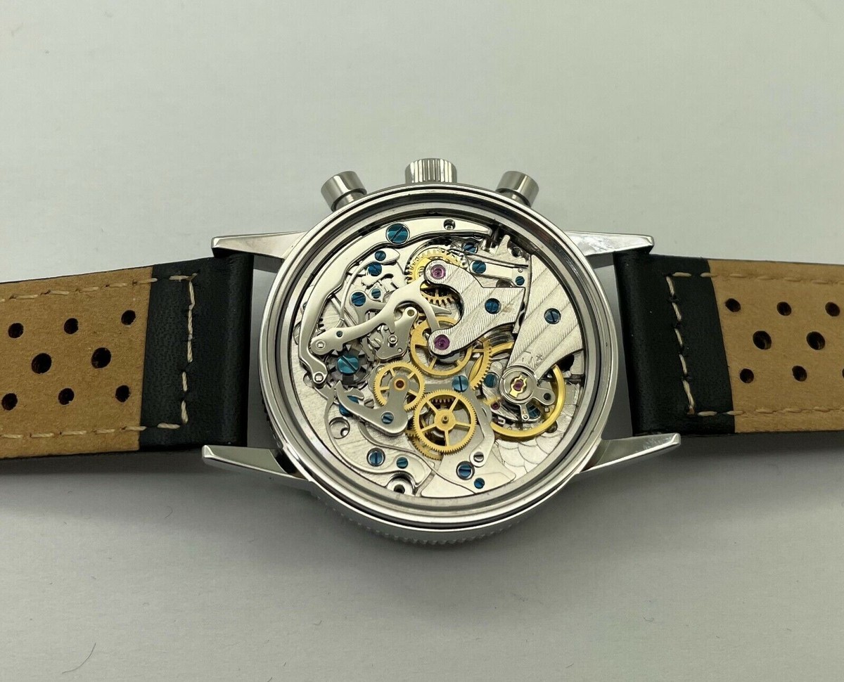ヘンダーソン 20/21 CLフルパッチ CWC正規品 LANDERON CHRONOGRAPH TYPE 20 PANDA TRI-COMPAX MANUAL WINDING (A