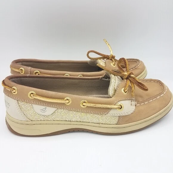 Sperry gold slip best sale on