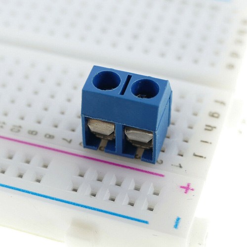 Blue KF301-2P/3P PCB Mount Screw Terminal Block Connector 2/3Pin 5mm Pitch 60pcs - Picture 5 of 6