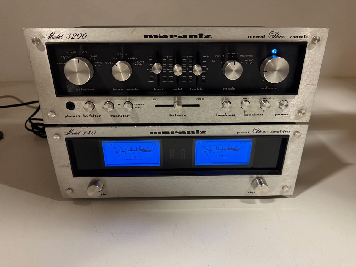Marantz Model 3200 Stereo Console /Model 140 Power Amplifier