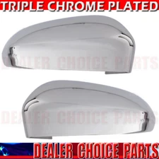 2013 2014 2015 16 17 2018 2019 2020 Ford Fusion Chrome Mirror COVERS NO Turn Sig