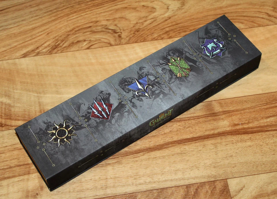 Juego de 3 cartas de baraja Gwent The Witcher juego de prendedores coleccionables de Gamescom 2017 Foto 2 de 4