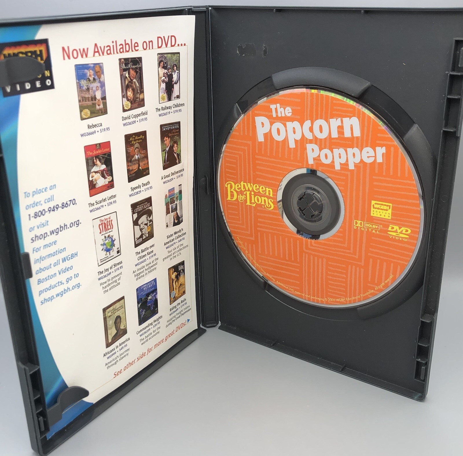 Between the Lions The Popcorn Popper (DVD, 2005) 783421392090 eBay