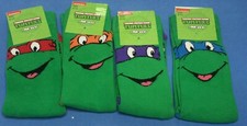 Teenage Mutant Ninja Turtles Novelty Crew Socks 4 Pairs Men's Shoe Size 6-11