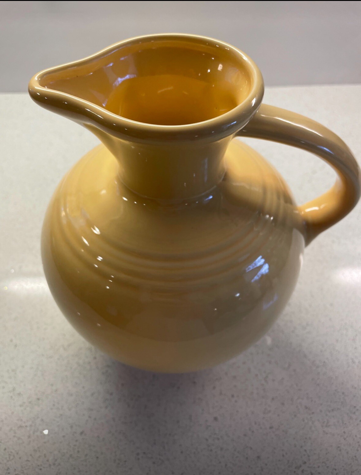 Vintage Fiestaware Carafe/Pitcher with Handle HLC USA Peacock