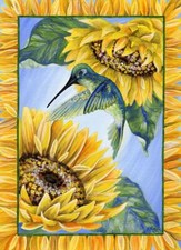 Ceramic Backsplash Tile Mural Hummingbird Kitchen/Bathroom - Summers Humming