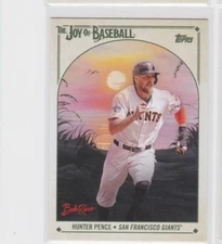 2023 Topps X Bob Ross Joy of Baseball HUNTER PENCE San Francisco Giants #56