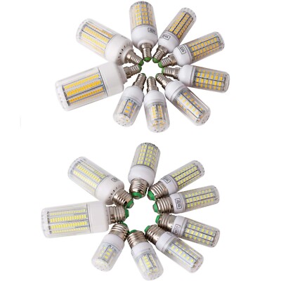 LED Birnen Mais Lichter E27  B22 E14 5730 SMD Weiße Lampen AC 220V 25W-125W