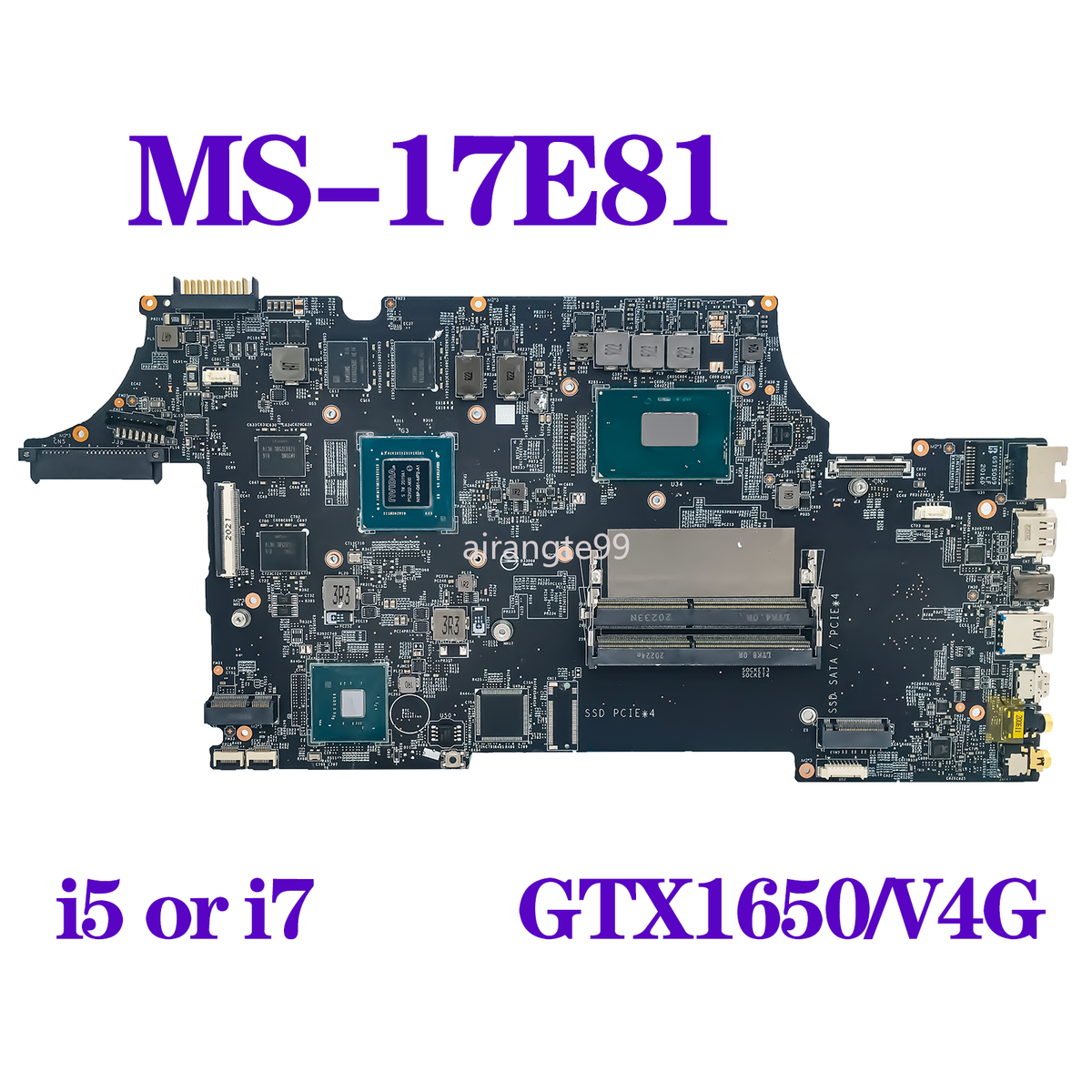 Motherboard For MSI gl73 GL63 8SC MS-17E81 W/ i5 i7 9th Gen CPU
