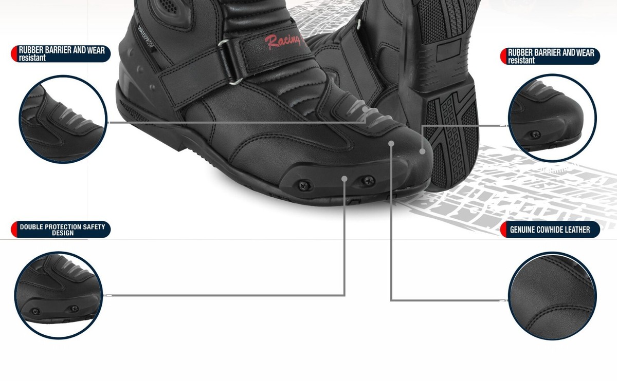 Motorcycle Boots CE Level 2 Armoured Waterproof Riding Shoes Motorcycle Boots CE Level 2 Armoured Waterproof Riding Shoes