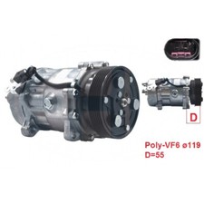 Klimaanlagen Kompressor DC CC1598G 813419 89224 241688 93020050 7M38-20803-B