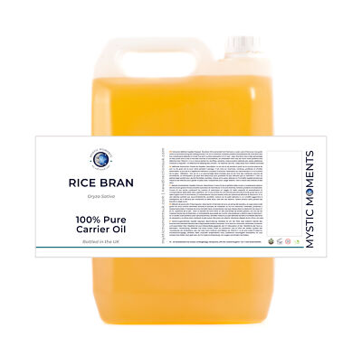 Mystic Moments Rice Bran Carrier Oil - 100% Pure - 5 Litres