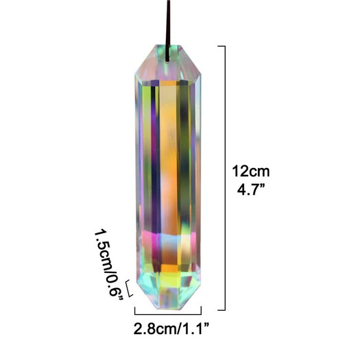 Natural Crystal Sun Catchers Prism Suncatchers Rainbow Maker Hanging DIY Gifts - Picture 9 of 10