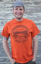 Vintage Iver Johnson Bicycle Truss Frame Tee Shirt Retro Cycling Track Road Bike