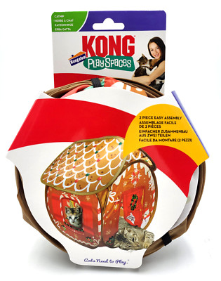 Kong Play Spaces Holiday Christmas Gingerbread Bungalow w