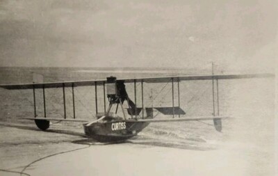Curtiss Model F MF Seagull Flying Boat Plane Vtg Photo Ca 1918 Seaplane Aviation