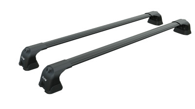 For Tesla Model S 2012-2016 Roof Rack Cross Bars Metal Bracket Fix Point Alu Bla