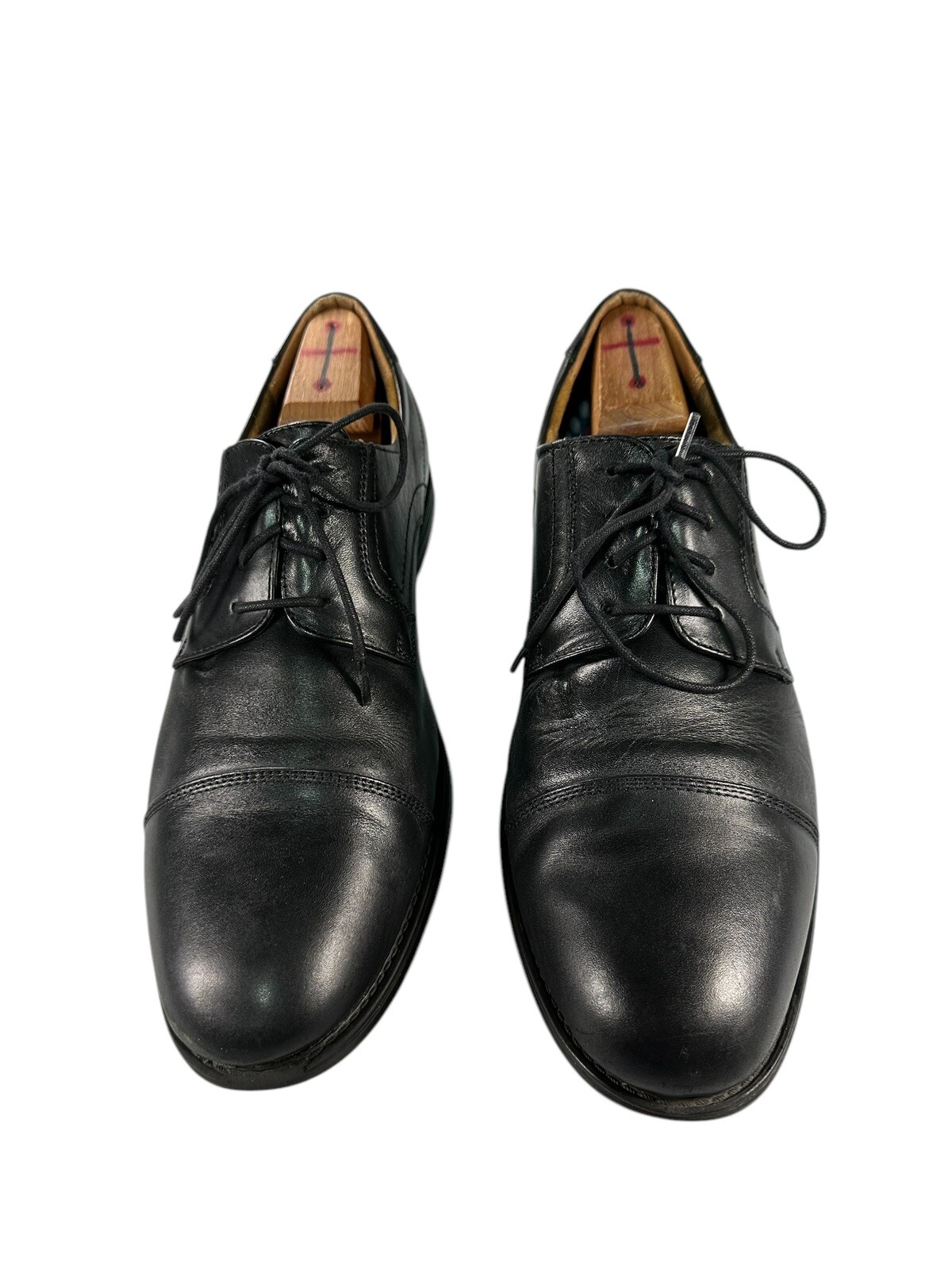 SAOLA Scarpe eleganti derby Florsheim taglia 10 5 EEE Comfortech da uomo in pelle nera punta a cappuccio