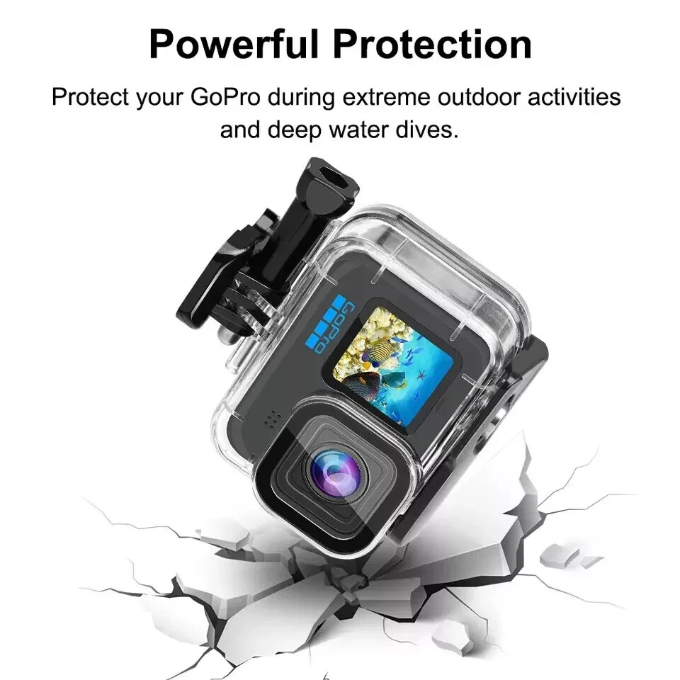 Waterproof Case For Gopro 13, 12 ,11 ,10, 9 Hero Black Diving Housing Protective - Image 4 of 4