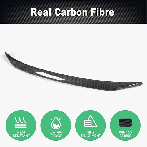 Fit For Porsche 911 991 2012-2018 REAL Carbon Rear Trunk Wing Boot Spoiler Lip  - Foto 8 di 13