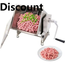 Hakka 30lb/15L Commercial Meat Mixer, Stainless Steel