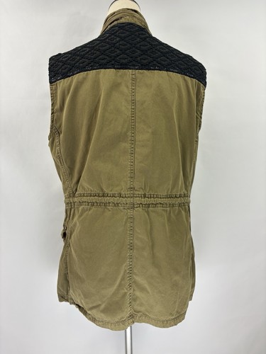 Gilet utility Maison Scotch by Scotch & Soda Cargo verde oliva coulisse media - Foto 2 di 15