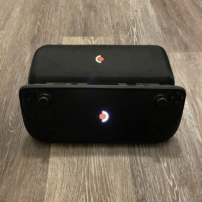 Valve Steam Deck OLED 512GB Black Handheld Console w/ Case - 100% Battery Health